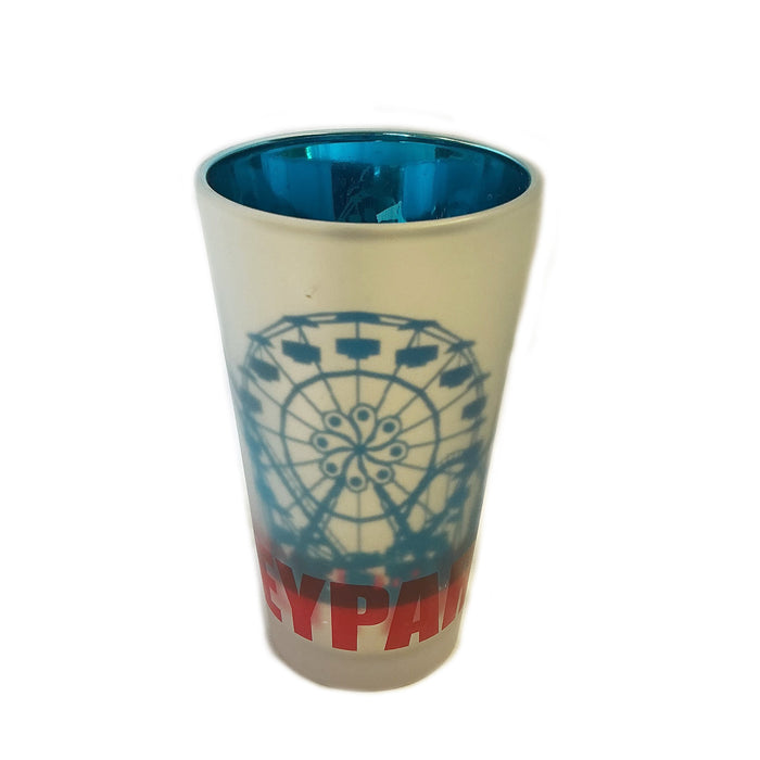 Hersheypark Electroplate Skyline Pint Glass