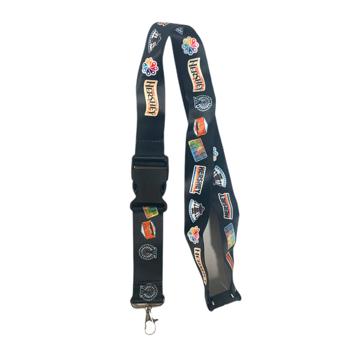 Hersheypark Sticker Collage Lanyard