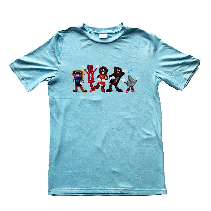Hersheypark Character Collage Youth Pajama T-Shirt