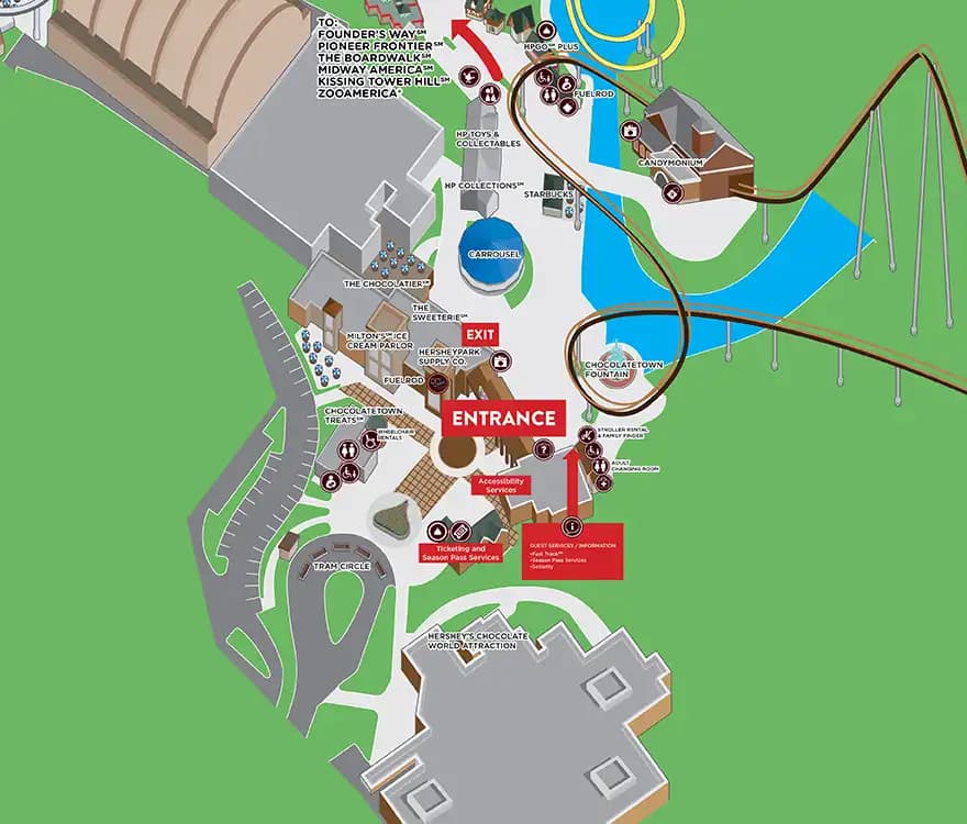 Chocolatetown Map
