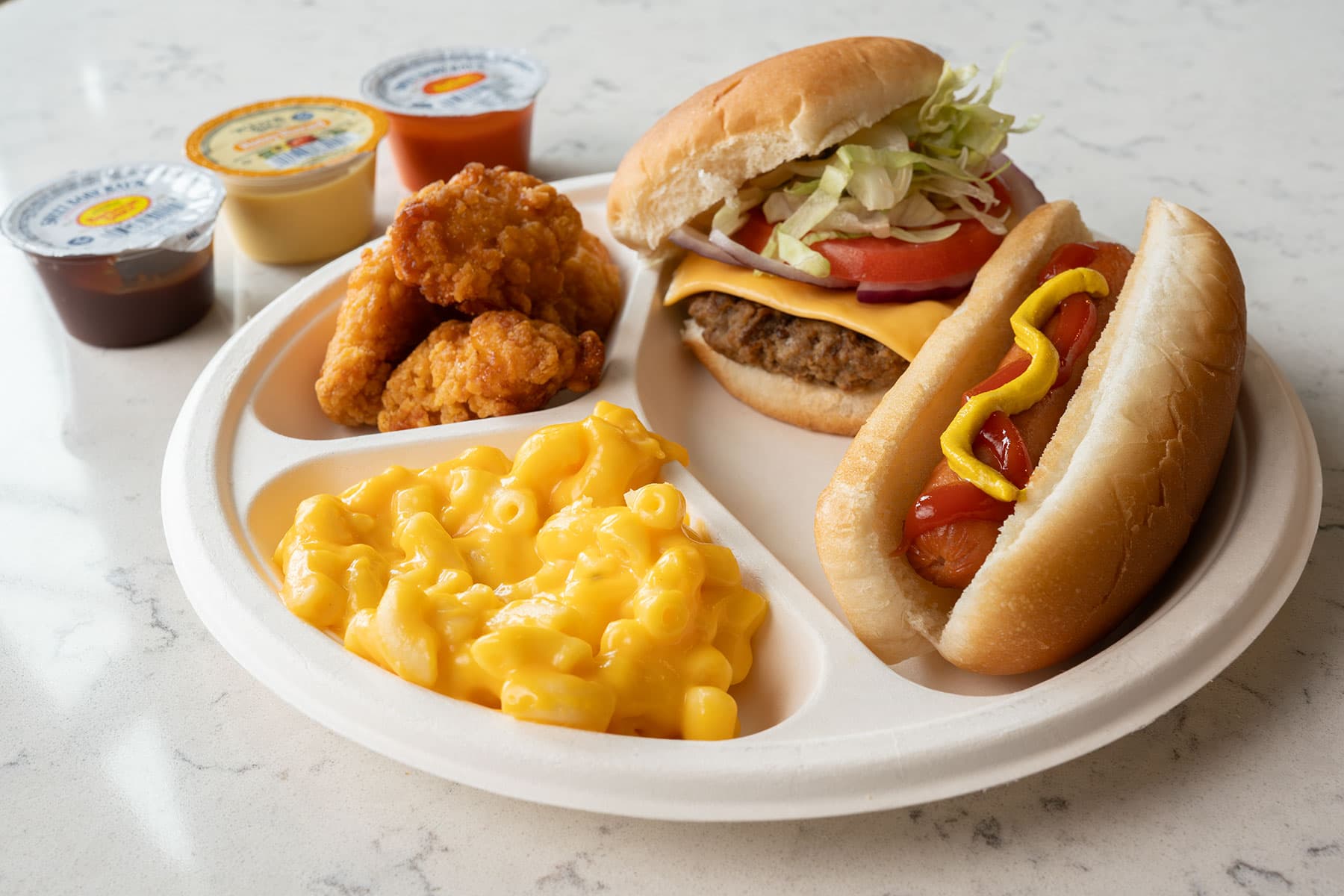 group dining food