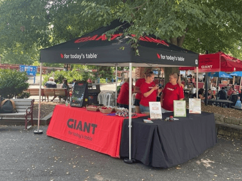giant tabling event