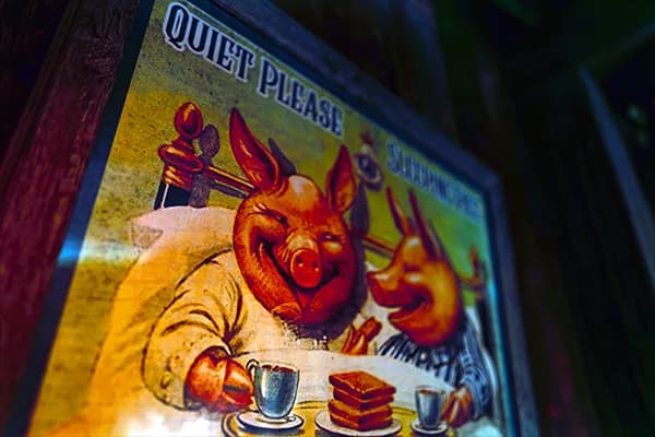 auntie mortems signage